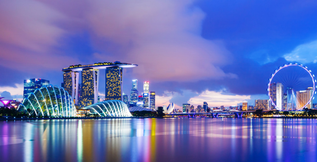 Singaporean skyline