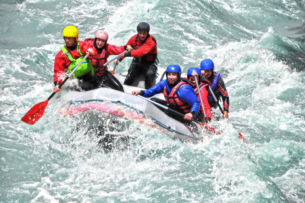 rafting as extreme sport